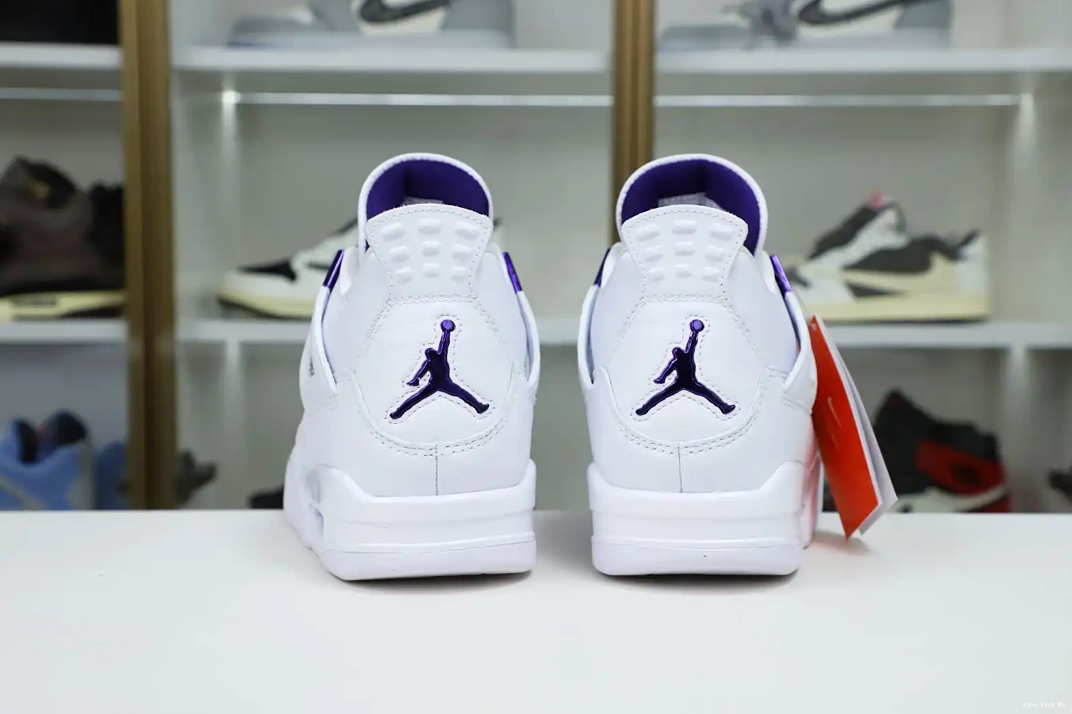 JORDAN AIR METALLIC 4 Kimikick PURPLE 0716